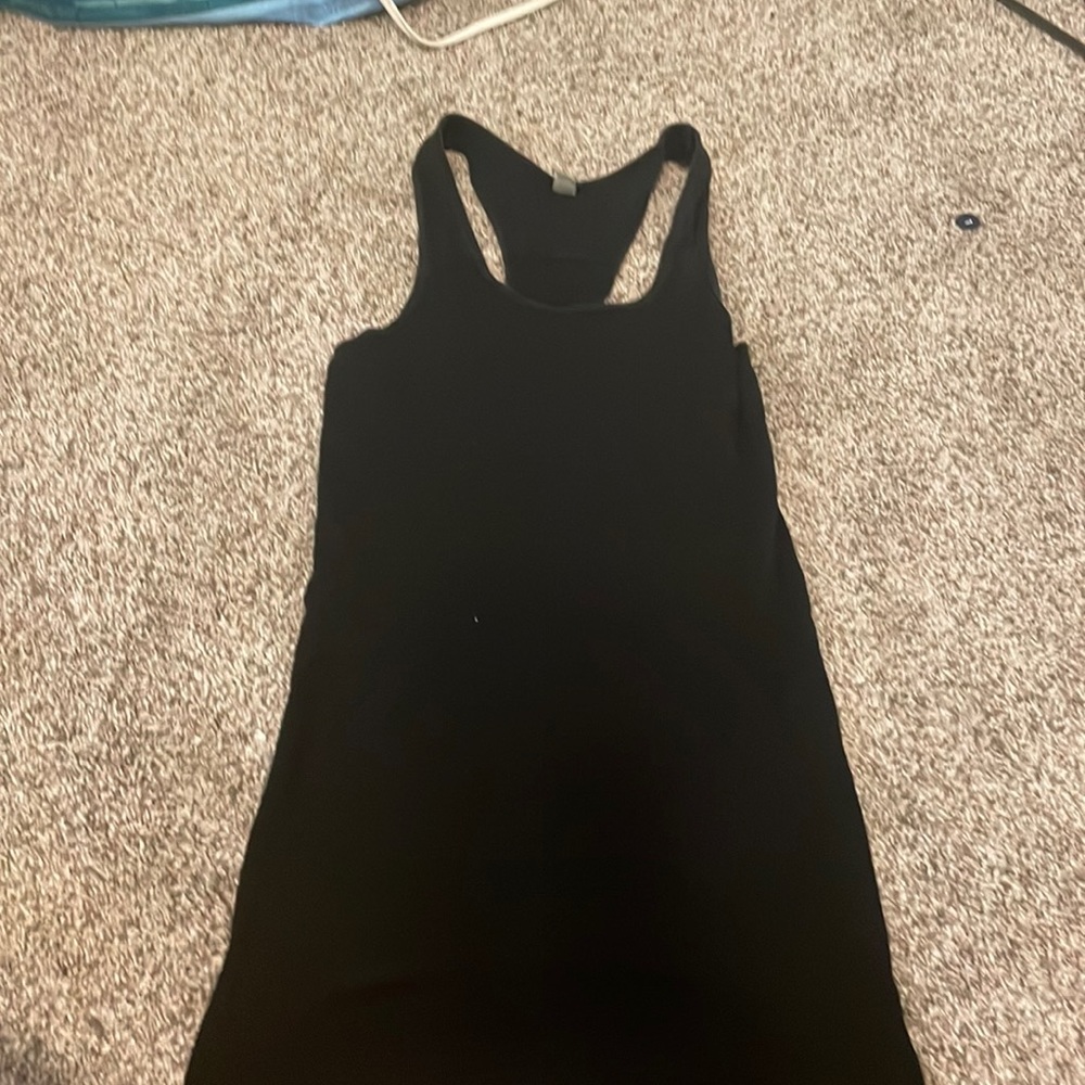 black tank top